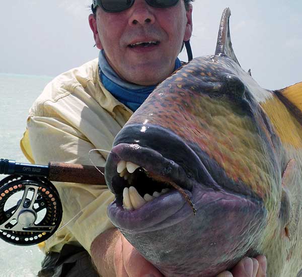 Mit der Fliege auf den Flats auf Triggerfish